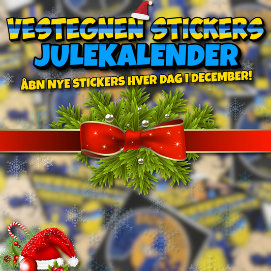 Vestegnen Stickers Julekalender
