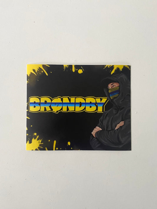 Brøndby Graffiti Sticker 50 stk