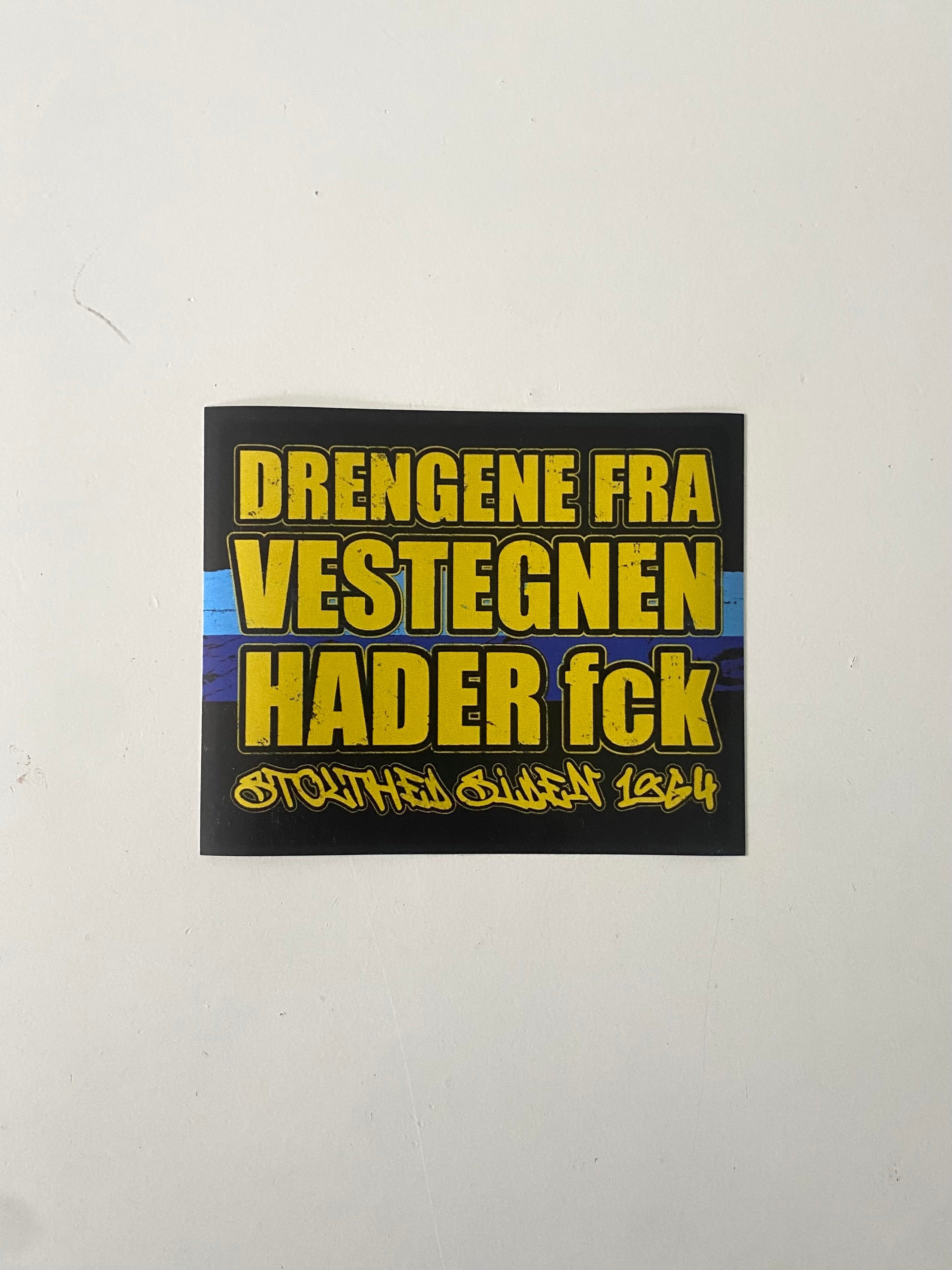 Vestegnen Hader fck Sticker 50 stk