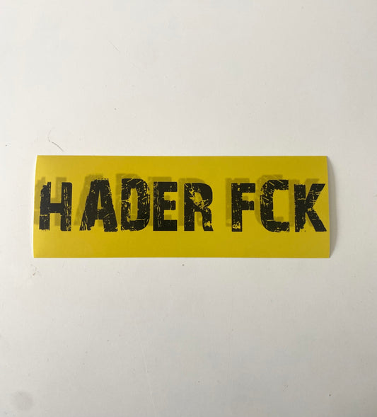 Hader fck klassisk Sticker 50 stk