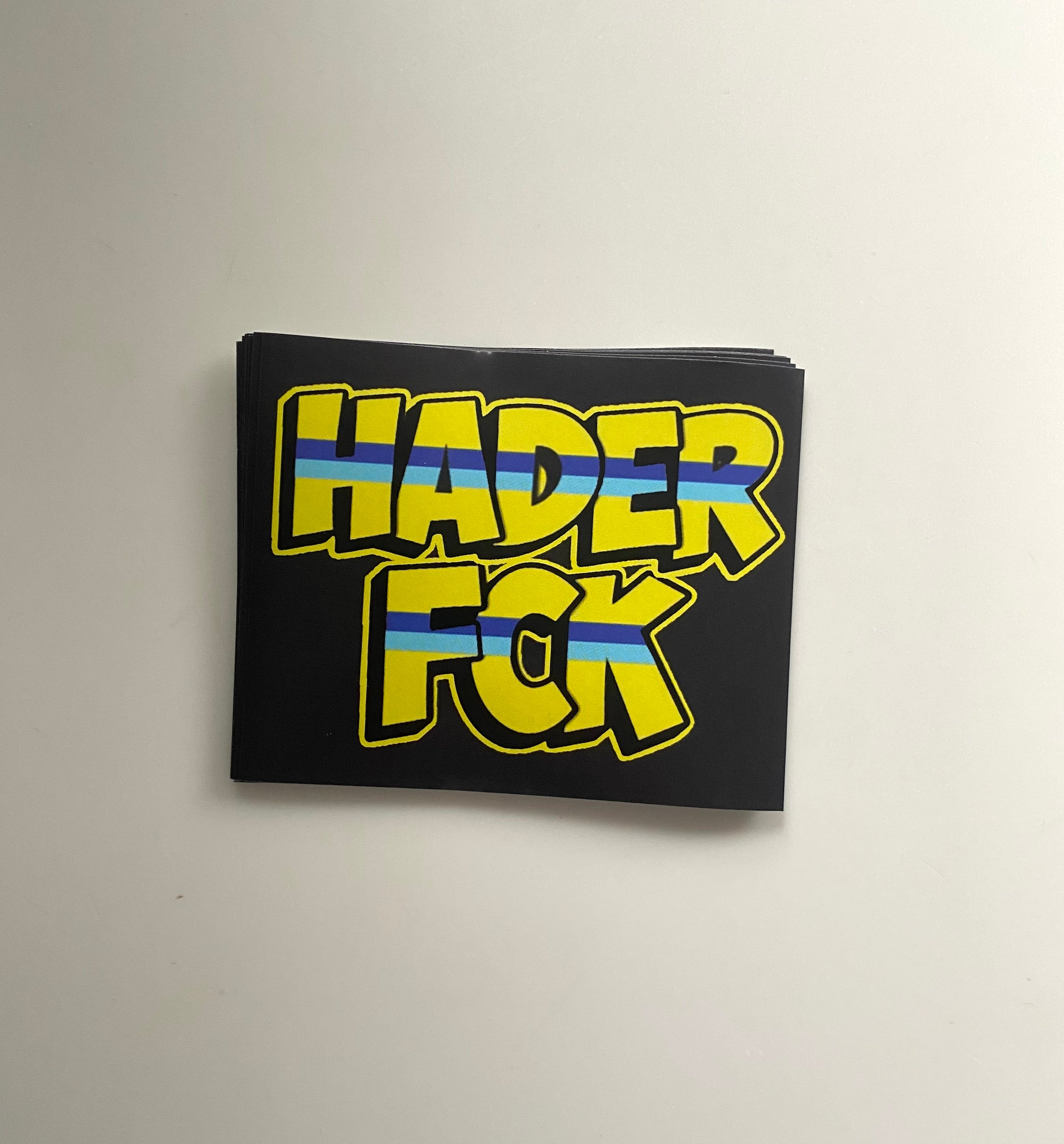 Hader fck Sticker 50 stk