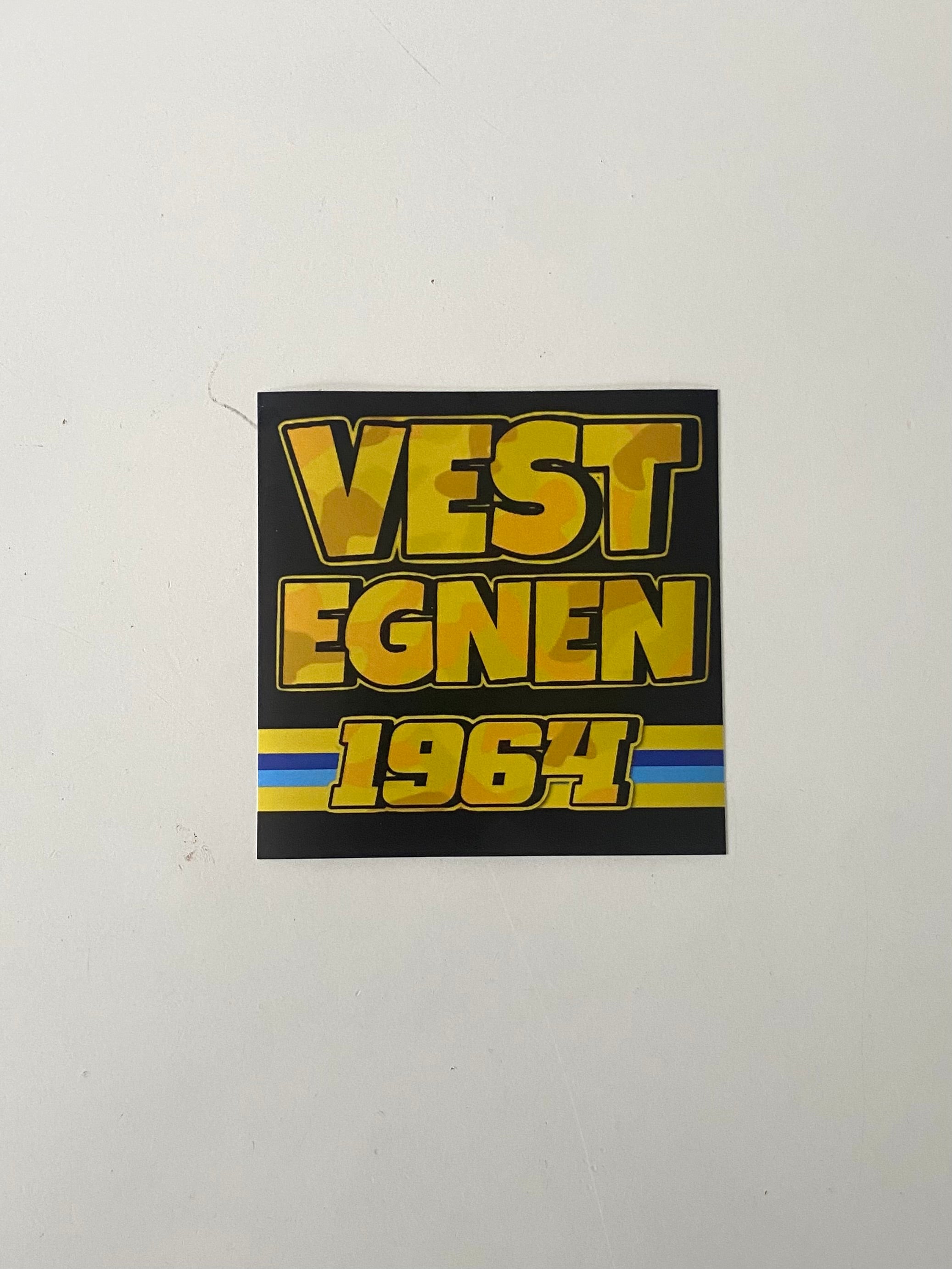 Vestegnen 1964 Sticker 50 stk