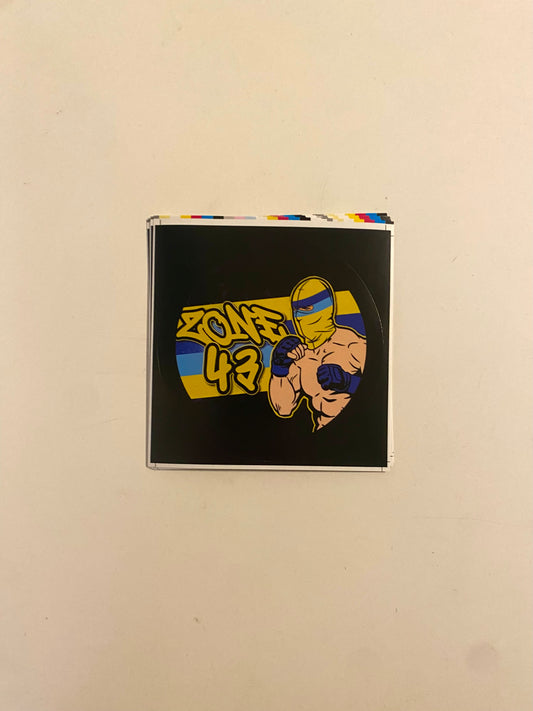 Zone 43 Sticker 50 stk
