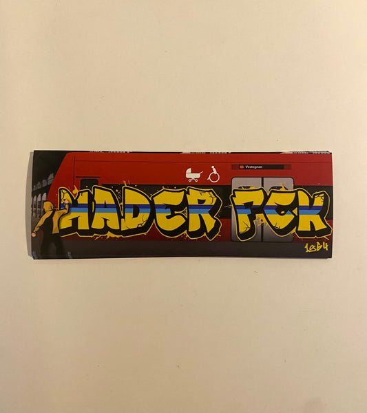 Hader fck tog Sticker 50 stk