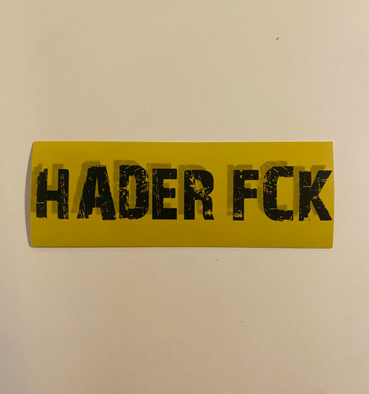 Hader fck klassisk Sticker 50 stk
