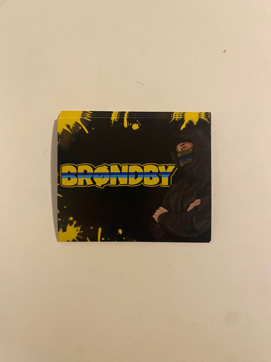 Brøndby Graffiti Sticker 50 stk
